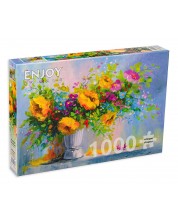 Puzzle Enjoy de 1000 de piese - Un buchet de flori galbene